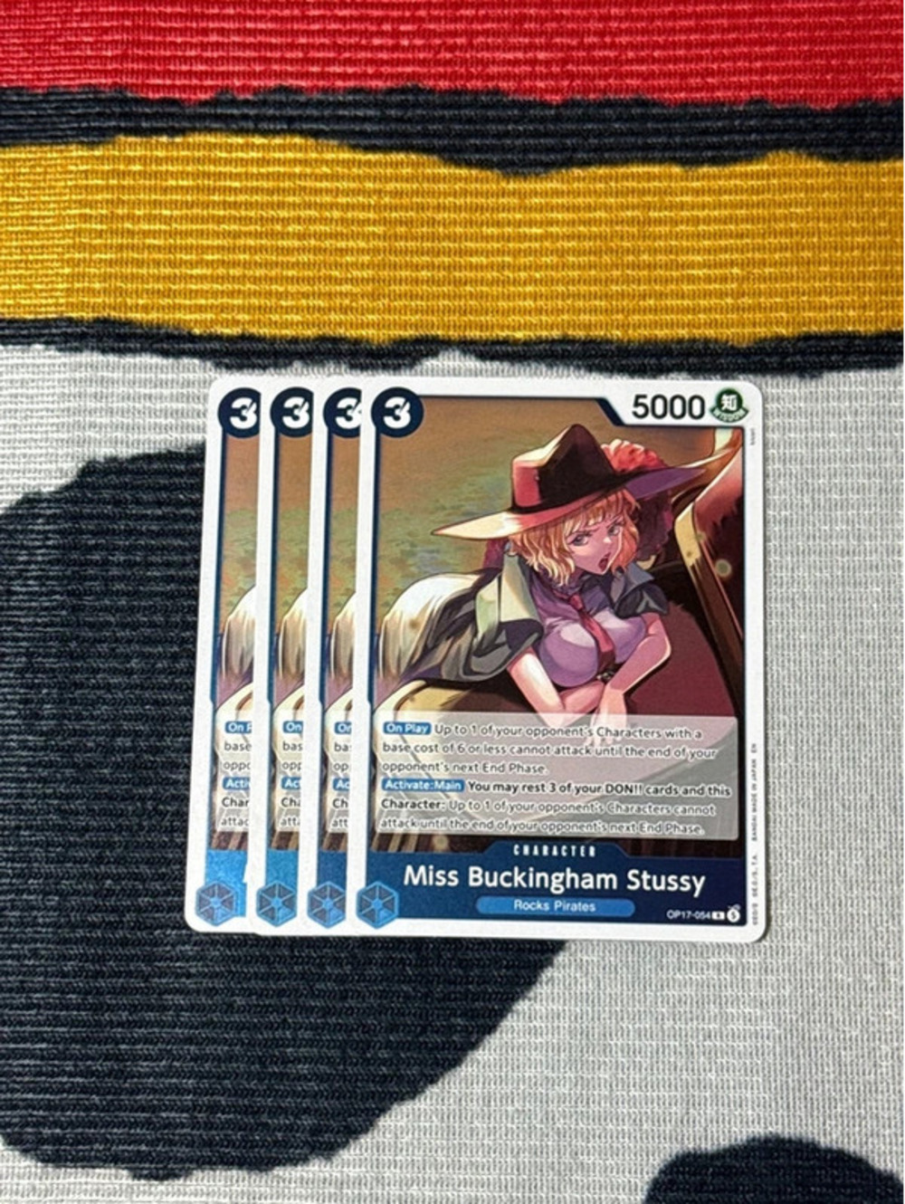 4x miss Buckingham Stussy Rare Foil